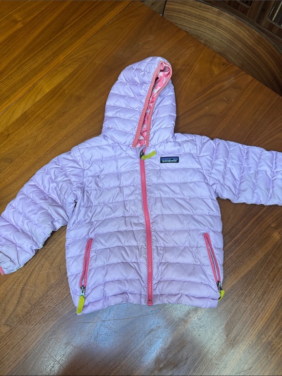 Patagonia Other - Reversible Patagonia Pink Hooded Quilted Jacket with Coral Trim